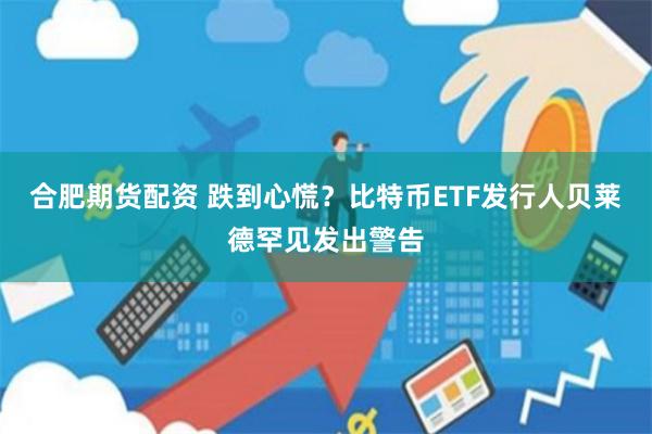 合肥期货配资 跌到心慌？比特币ETF发行人贝莱德罕见发出警告